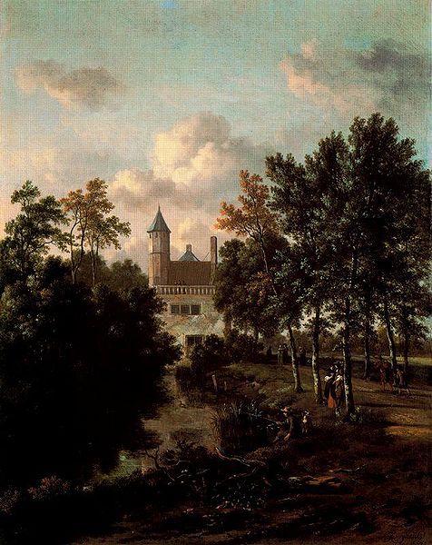 Jan Wijnants Castle in a forest